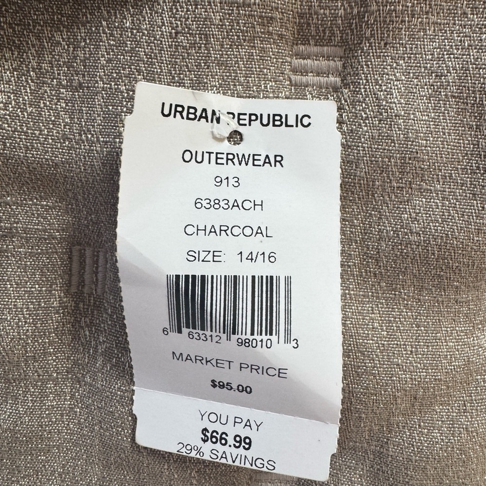 Urban Republic Men's Gray Jacket - Picture 4 of 5